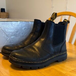 Dr. Martens Black Leather Chelsea Boots